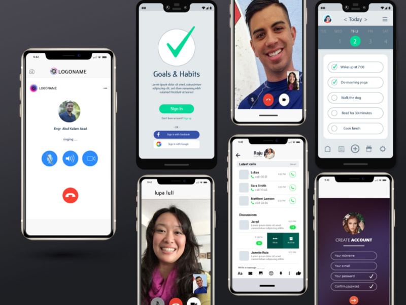 Video Call App by Azad Service on Dribbble