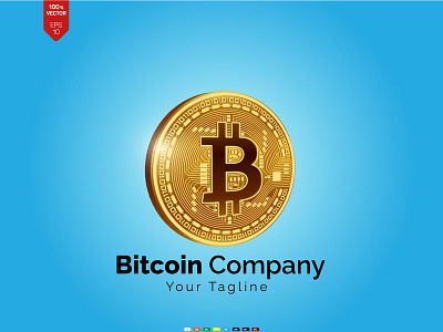 Bitcoin Illustration Vector Design