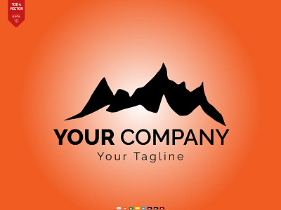 Mountain Logo Illustration Vector Design