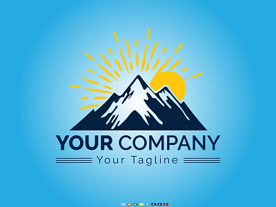 Mountain Logo Illustration Vector Design