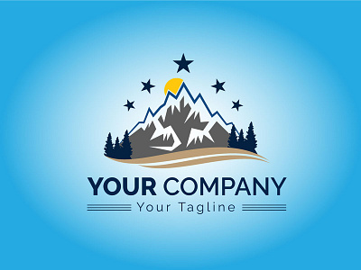 Mountain Logo Illustration Vector Design