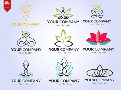 Health Logo Template Illustration Vector