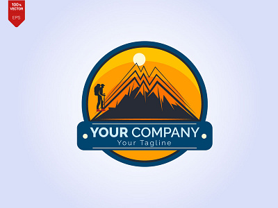 Mountain Logo Illustration Vector Design