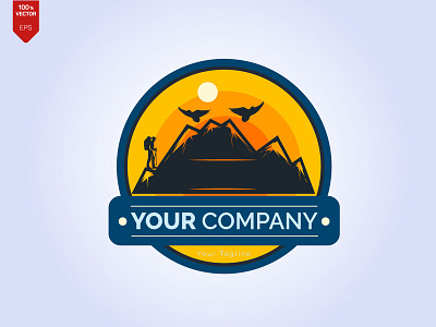 Mountain Logo Illustration Vector Design