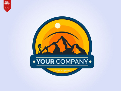 Mountain Logo Illustration Vector Design