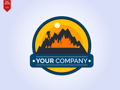 Mountain Logo Illustration Vector Design