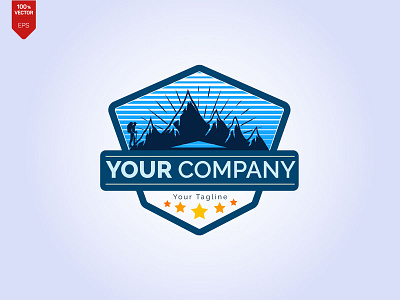 Mountain Logo Illustration Vector Design