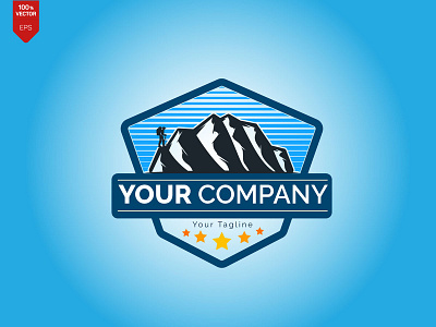 Mountain Logo Illustration Vector Design