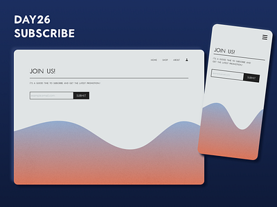 Daily UI 026 Subscribe