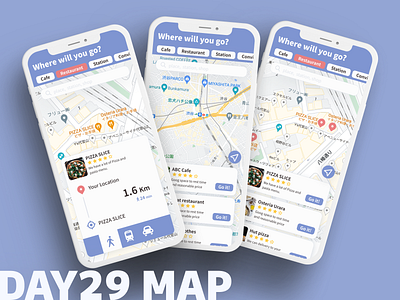 Daily UI 029 Maps app blue branding dailui029 daily ui dailyui dailyui challenge design figma illustration map ui