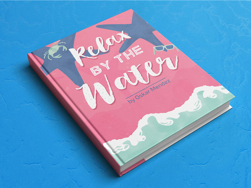 Summer Stationery Book Mockup mockup illustration brand identity brand style guide layout design beach summer icons