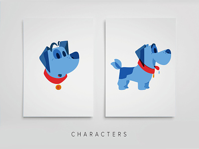 Puppy Love Characters blue character character design cute dog icon icons puppy
