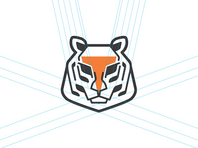 Tiger Systems Logomark 1 animal animallogo brand brand identity branding design identity logo tiger