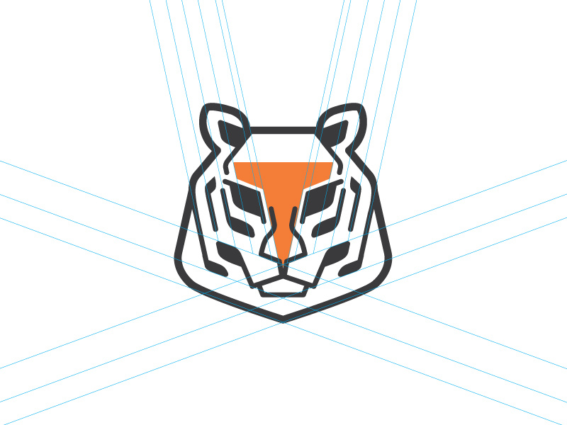 Tiger Systems Logomark 1 identity branding brand identity animallogo logo design animal tiger brand