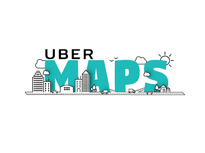 Uber Maps cartography design maps