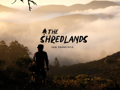 The Shredlands branding design logo