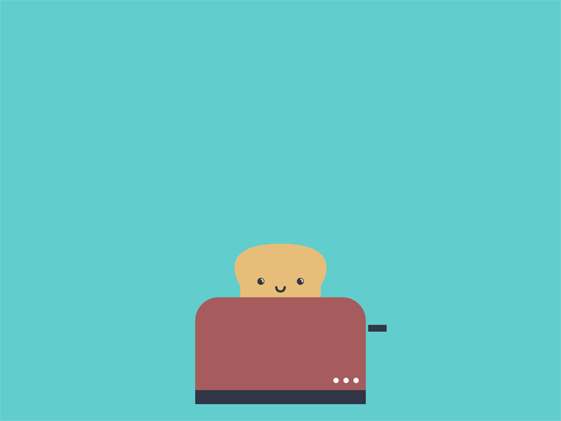 Toast animate animatemate animation bread cute funny gif toast toaster
