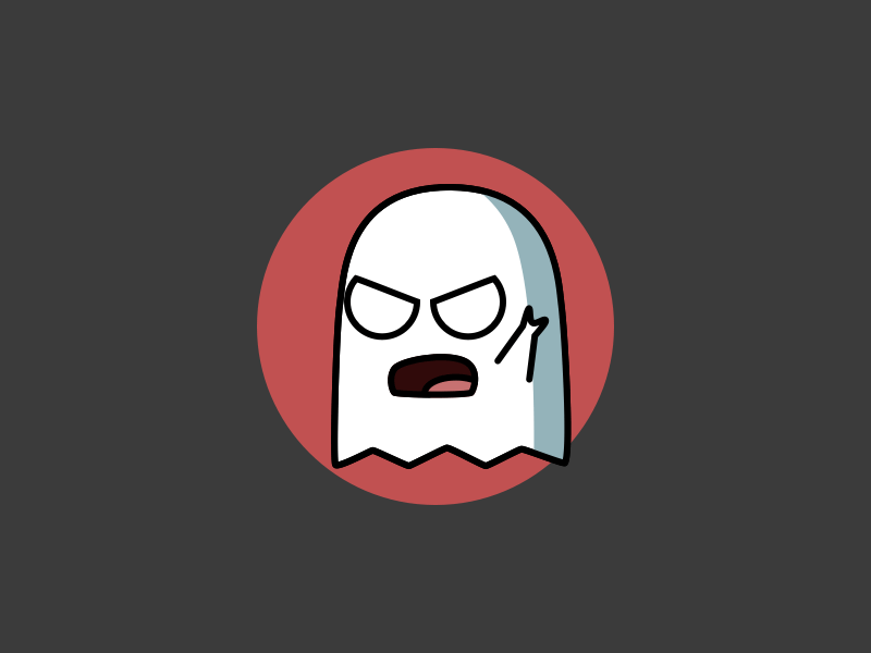 Rocking Ghost animated cute funny ghost gif rock vector