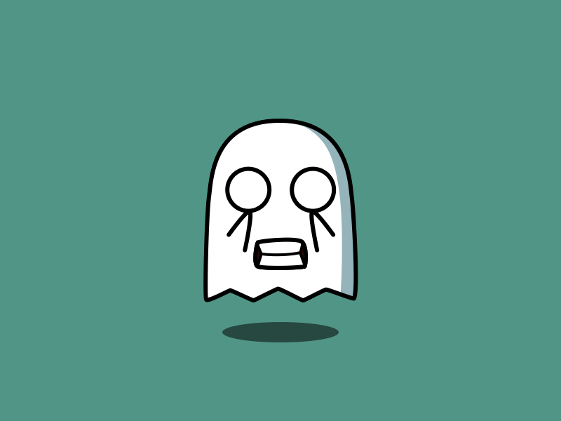 Frustrated Gary bounce frustrated ghost gif imessage ios10 sketch stickers vector
