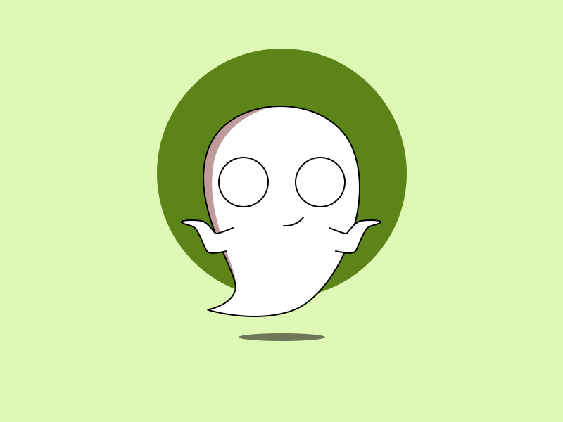 Gwen animation arms ghost gif hands illustration imessage shrug sketch stickers vector