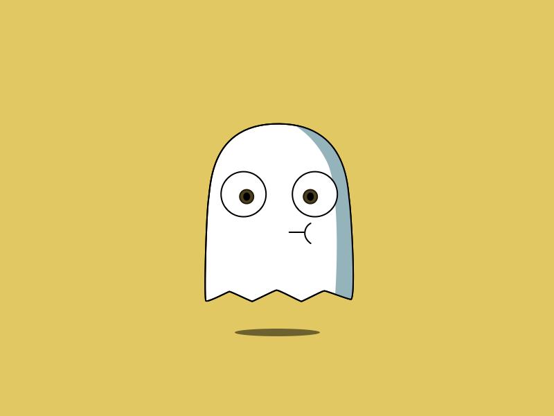 Question mark funny ghost gif illustration imessage stickers question sketch stickers vector weird