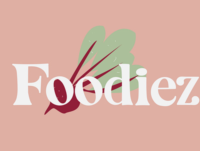 pink foodiez pinkfoodillustrationlogo