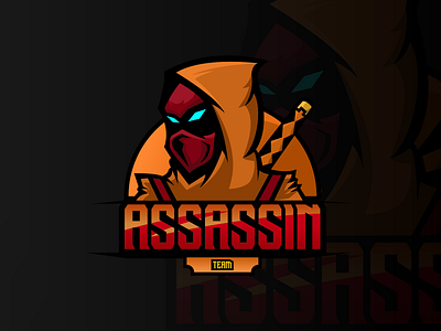 assassin e-sport logo 3d animation app branding design esport graphic design icon illustration logo ui