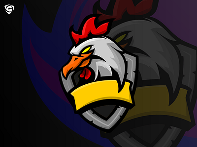 rooster esport logo art