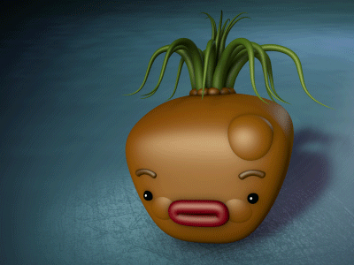 Turnip_Head after effects cinema4d