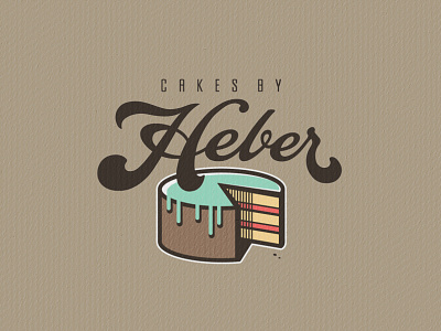 Cakes by Heber branding design graphic design illustration logo typography