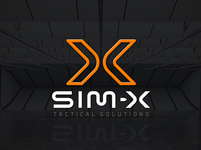 Sim-X Identity branding design graphic design logo typography