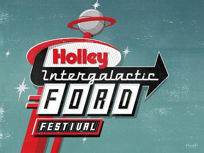 Holley Event Logo automotive branding design graphic design illustration logo typography