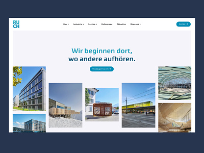 Ruch AG Website branding design frontend development home typo3 webdesign website