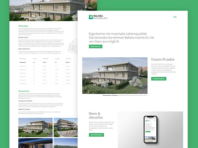 Belnea AG Real Estate 🏠 frontend development property property management property marketing real estate renting typo3 web webdesign website