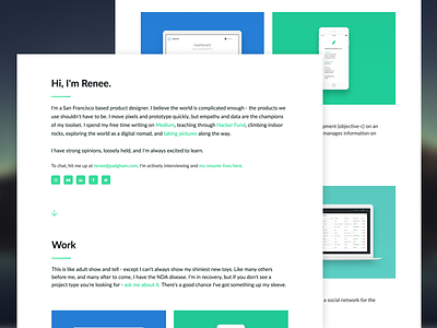 Portfolio Redesign designer minimal portfolio redesign ui ux web