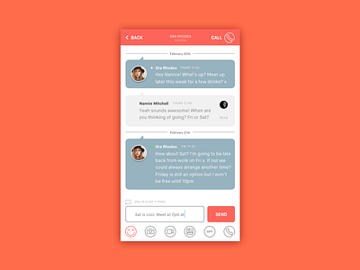 Dribble Daily UI 013 Direct Messaging dailyui design experience graphic interface responsive sketch uiux user vector web zeplin