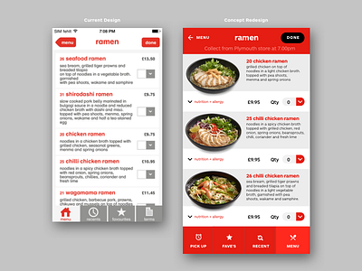 Daily UI 43 Food/Drink Menu dailyui design experience graphic interface responsive sketch uiux user vector web zeplin