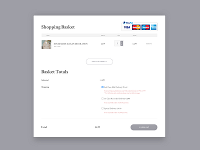 Dribble Daily UI 058 Shopping Cart dailyui graphic design responsive web design sketch uiux user experience user interface vector web web design zeplin