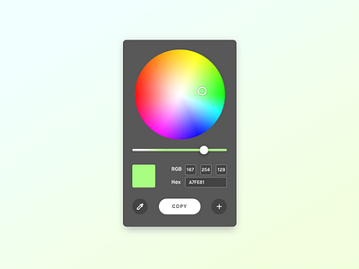 Dribble Daily UI  060 Colour Picker