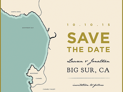 Save the Date Illustration illustration invitation map wedding