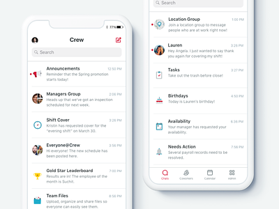 Crew App: Group Communication for Teams