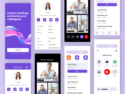 Video Meeting Mobile App for Teams