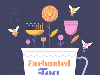 Enchanted Tea Party flowers tea