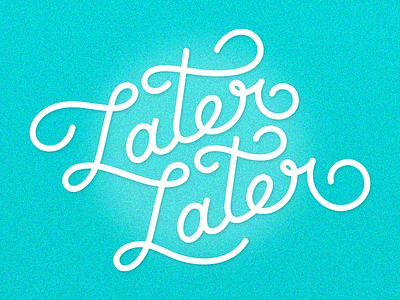 Later Later 03 bar halftone hand later lettering nightlife party