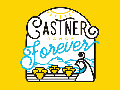 Castner Forever 01 el paso lineart logo monument mountain national park poppies quail script state texas