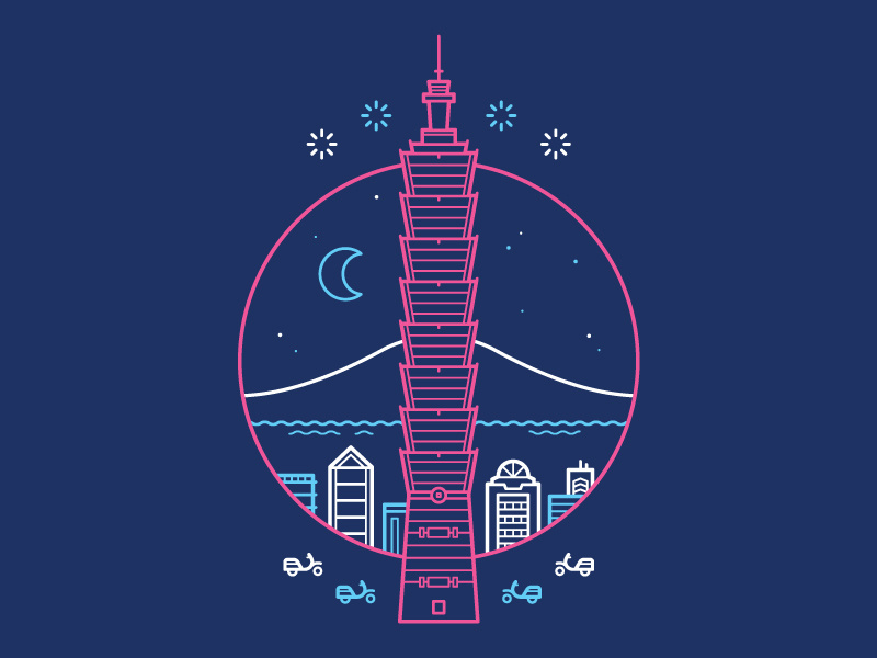 Taipei Taiwan By James Melton On Dribbble Taipei Taiwan By James Melton On Dribbble
