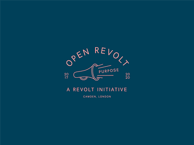 Open Revolt Logo flat design flat icons flat logo logo