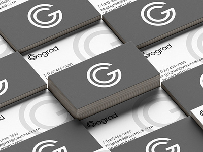 Gograd business card design
