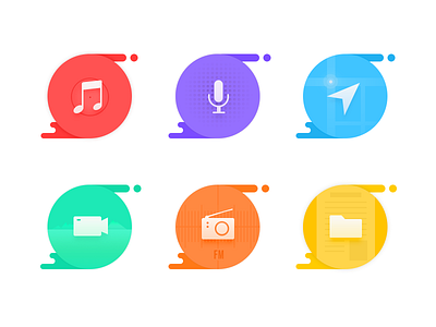 Colorfully icons ui