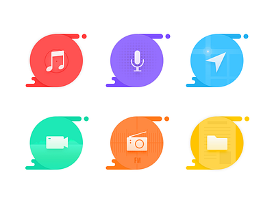 Colorfully icons